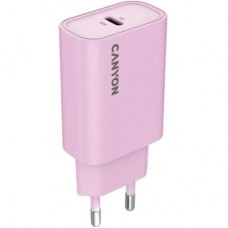 Зарядний пристрій Canyon 30CL OnCharge USB-C PD30W Pink (CNE-CHA30CLPK) - Фото