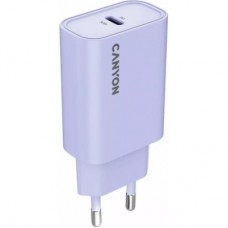 Зарядний пристрій Canyon 30CL OnCharge USB-C PD30W Purple (CNE-CHA30CLPU) - Фото