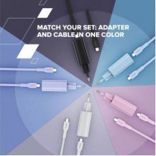 Зарядний пристрій Canyon 30CL OnCharge USB-C PD30W Purple (CNE-CHA30CLPU) - Фото