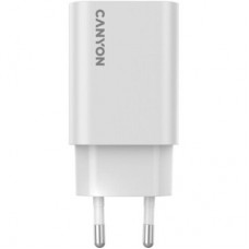 Зарядний пристрій Canyon 30CL OnCharge USB-C PD30W White (CNE-CHA30CLW) - Фото