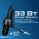 Зарядний пристрій Promate powerdrive-33pdc + cable USB-C black (powerdrive-33pdc.black)