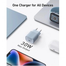 Зарядний пристрій Anker PowerPort 511 Nano IV 30 W USB-C Black (A2337G11) - Фото