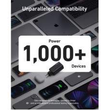Зарядний пристрій Anker PowerPort 735 GaNPrime 65 W 2xUSB-C PD + 1xUSB-A PIQ PPS/DPDS (A2668311) - Фото