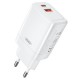 Зарядний пристрій XO CE16 67.5W USB-C PD45W + USB-A QC 22.5 W White (CE16_White) Зарядний пристрій XO CE16 67.5W USB-C PD45W + USB-A QC 22.5 W White (CE16_White)