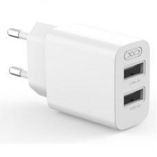 Зарядное устройство XO L109 12W 2xUSB-A White (L109_White)