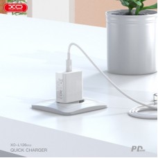 Зарядний пристрій XO L126 20 W USB-C PD White (L126_White) - Фото