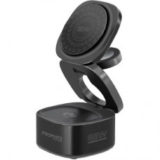 Зарядное устройство Promate wireless charger rubix-65w black (rubix-65w.black) - Фото