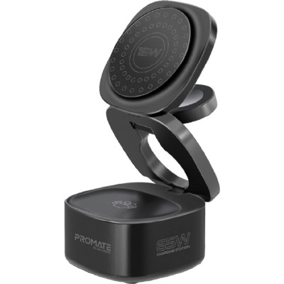 Зарядное устройство Promate wireless charger rubix-65w black (rubix-65w.black)