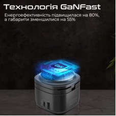Зарядное устройство Promate wireless charger rubix-65w black (rubix-65w.black) - Фото