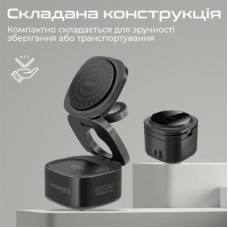 Зарядное устройство Promate wireless charger rubix-65w black (rubix-65w.black) - Фото