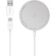 Зарядний пристрій Promate wireless charger auramag-15w silver (auramag-15w.silver)
