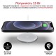Зарядний пристрій Promate wireless charger auramag-15w silver (auramag-15w.silver)