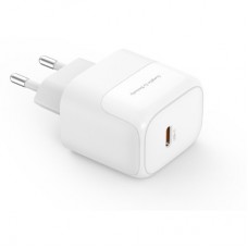 Зарядний пристрій XO L136 20 W USB-C PD White (L136_White) - Фото