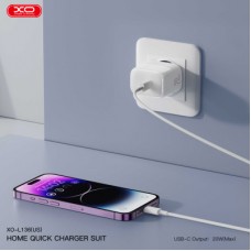 Зарядний пристрій XO L136 20 W USB-C PD White (L136_White) - Фото