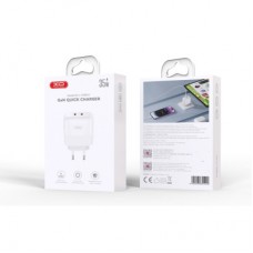 Зарядний пристрій XO L140 35 W 2xUSB-C PD White (L140_White) - Фото