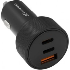 Зарядное устройство Grand-X CH-39B 50W 1xUSB + 2xUSB-C PD + QC3.0 AFC FCP SCP VOOC Black (CH-39B)