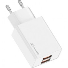 Зарядний пристрій Grand-X CH-15W 2xUSB 10.5 W Black (CH-15W) - Фото