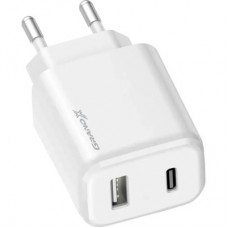 Зарядний пристрій Grand-X CH-890 Fast Charge 1xUSB-C PD20W + 1xUSB QC4.0 + AFC SCP FCP Black (CH-890) - Фото