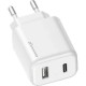 Зарядное устройство Grand-X CH-890 Fast Charge 1xUSB-C PD20W + 1xUSB QC4.0 + AFC SCP FCP Black (CH-890)