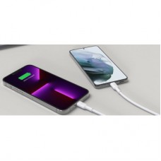 Зарядний пристрій Belkin 2xUSB-C PD65W GaN PPS + cable USB-C to USB-C 2.0m White (WCH013VF2MWH-B6) - Фото