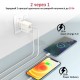 Зарядное устройство Promate icharge-pdqc3 Lightning PD20W + USB-A QC3.0 White (icharge-pdqc3.white)