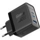 Зарядний пристрій Promate powerport-45 2xUSB-C PD + USB-A QC 45 W Black (powerport-45.black)