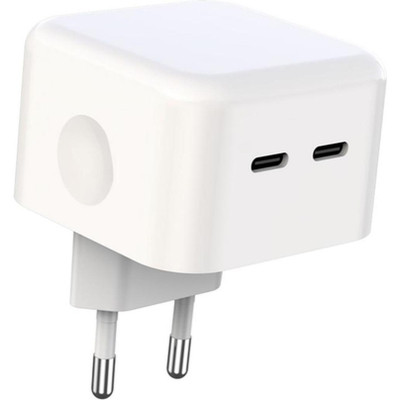 Зарядное устройство XO L102 2xUSB-C PD35W White (L102.white)
