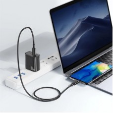 Зарядний пристрій XO L105-CC 2xUSB-C PD35W Black (L105-CC.black) - Фото