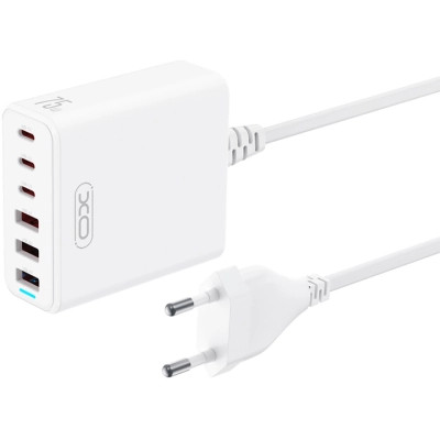 Зарядное устройство XO L133 3xUSB-A + 3xUSB-C 75W White (L133.white)