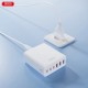 Зарядное устройство XO L133 3xUSB-A + 3xUSB-C 75W White (L133.white) Зарядное устройство XO L133 3xUSB-A + 3xUSB-C 75W White (L133.white)