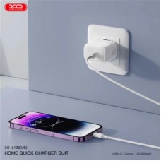 Зарядний пристрій XO L139 2xUSB-C PD65W + 1xUSB-A QC3.0 White (L139.white) - Фото