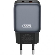 Зарядний пристрій XO L154 USB-C PD20W + USB-A QC3.0 Black (L154.black)