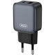 Зарядний пристрій XO L154 USB-C PD20W + USB-A QC3.0 Black (L154.black) Зарядний пристрій XO L154 USB-C PD20W + USB-A QC3.0 Black (L154.black)