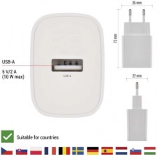 Зарядний пристрій EMOS V01B10 USB-A 10 W (V01B10) - Фото
