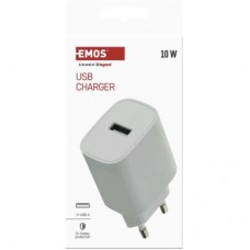 Зарядний пристрій EMOS V01B10 USB-A 10 W (V01B10) - Фото
