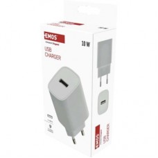 Зарядний пристрій EMOS V01B10 USB-A 10 W (V01B10) - Фото
