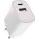 Зарядний пристрій EMOS V02B15 1xUSB-A + 1xUSB-C 15 W GaN (V02B15)
