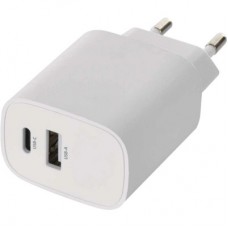 Зарядний пристрій EMOS V02B15 1xUSB-A + 1xUSB-C 15 W GaN (V02B15) - Фото