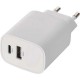 Зарядний пристрій EMOS V02B15 1xUSB-A + 1xUSB-C 15 W GaN (V02B15)