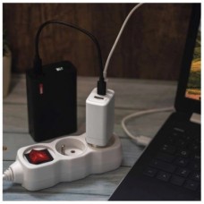 Зарядное устройство EMOS V05G65 1xUSB-A + 2xUSB-C PD65W GaN (V05G65) - Фото