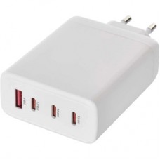 Зарядний пристрій EMOS V06G120 1xUSB-A + 3xUSB-C PD120W GaN (V06G120) - Фото