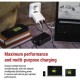 Зарядний пристрій EMOS V06G120 1xUSB-A + 3xUSB-C PD120W GaN (V06G120)