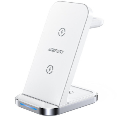 Зарядний пристрій Acefast E15 Wireless QI 3in1 15 W Black (6974316281986)