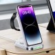 Зарядний пристрій Acefast E15 Wireless QI 3in1 15 W Black (6974316281986)