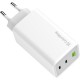 Зарядний пристрій ColorWay C101B GaN Mini 100 W PD PPS 2xUSB-C + USB-A white (CW-CHS061PD-WT)