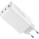 Зарядний пристрій ColorWay C101B GaN Mini 100 W PD PPS 2xUSB-C + USB-A white (CW-CHS061PD-WT)