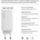 Зарядний пристрій ColorWay C101B GaN Mini 100 W PD PPS 2xUSB-C + USB-A white (CW-CHS061PD-WT)