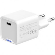 Зарядний пристрій ColorWay C101C GaN Mini 20 W PD PPS USB-C white (CW-CHS059PD-WT) - Фото
