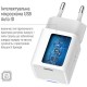 Зарядний пристрій ColorWay C101D GaN Mini 20W PD PPS USB-C + cable USB-C to Lightning white