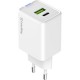 Зарядний пристрій ColorWay C101E GaN Mini 45 W PD PPS USB-C + USB-A QC4.0 white (CW-CHS060PD-WT)